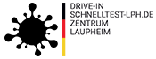 Drive-In schnelltest-lph.de Zentrum Laupheim Logo